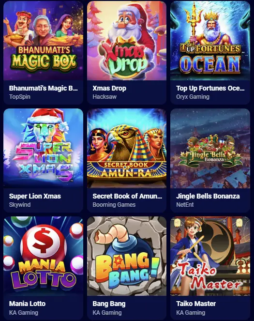 Las mejores tragamonedas en Spinay Casino